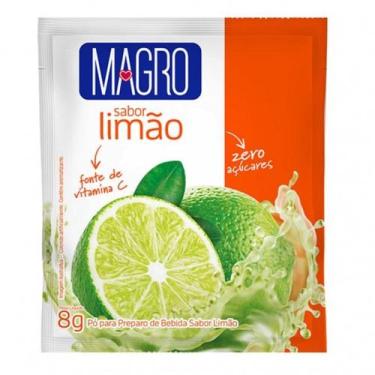 Imagem de Refresco Magro Sabor Limão Suco Zero Açúcares de 8g - Lowçucar