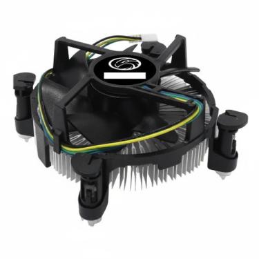 Imagem de Cooler para Processador Universal 65W Fan Preto para Intel Compatível 