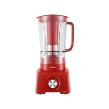 Imagem de Liquidificador Philco Vermelho 1200W com Filtro, Vermelho, 220V