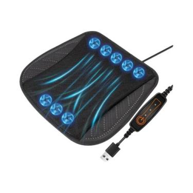 Imagem de Almofada de Resfriamento Universal para Carro com 8/5 Ventiladores USB