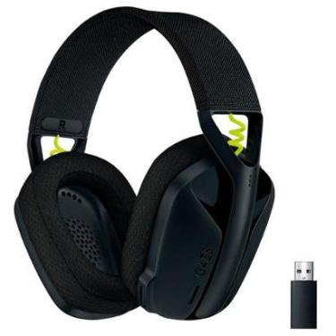 Imagem de Headset Gamer Sem Fio Logitech G435, Lightspeed e Bluetooth, Dolby Atmos, USB, PC, PS4,...