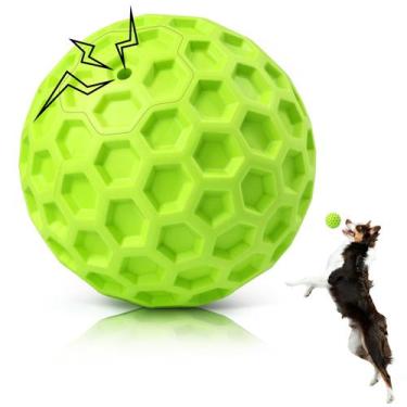 Imagem de Brinquedo Indestructible para Cães DISSKNIC - Bola com Squeaky para Ma