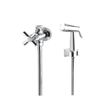 Imagem de Ducha Higiênica Com Derivação Slim Cross Cromado Perflex 10304610