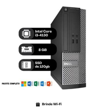 Imagem de Computador Dell Optiplex 3020 I3-4130 8gb Ssd 120 Wind 10