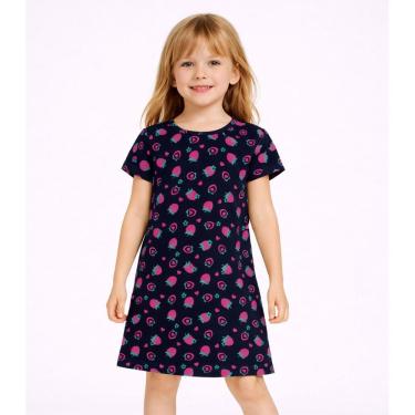 Imagem de Vestido Infantil Estampado Select Azul