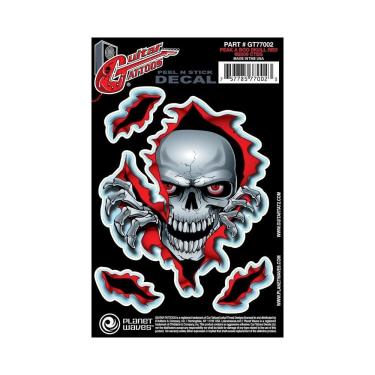 Imagem de Adesivo para Guitarra GT77002 Peek a Boo Skull Tattoo Multi-Colorido D'Addario