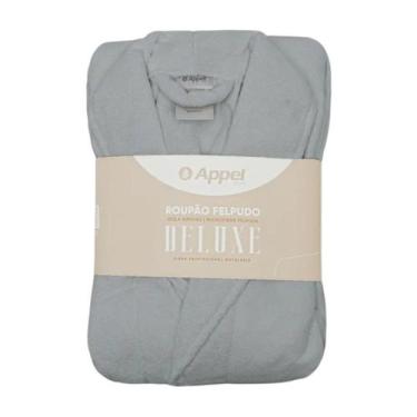 Imagem de Roupão felpudo atoalhado deluxe appel hotelaria Cor:Cinza NuvemTamanho