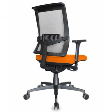 Imagem de Cadeira Diretor Com Encosto Tela Mesh Net Design Laranja