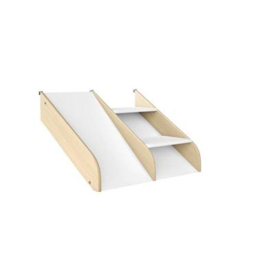 Imagem de Kit Escadinha com Mini Escorregador Ii Casatema MadeiraOriginals Marro