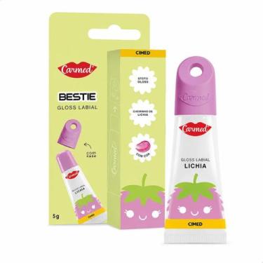 Imagem de Carmed Lip Gloss Brilho Labial Lichia Bestie 5g - Nobel