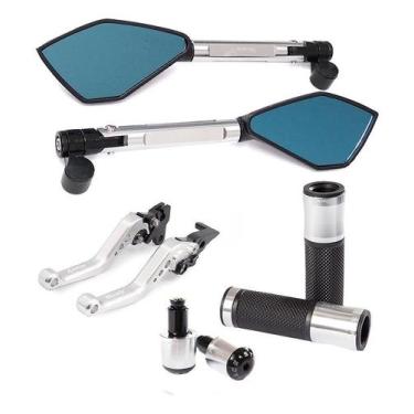Imagem de Manete Peso Manopla Retrovisor Nx200 Nx400 Bros Tornado Xre - Stark Ra