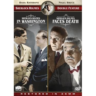 Imagem de Sherlock Holmes Double Feature: Sherlock Holmes Faces Death and Sherlock Holmes in Washington