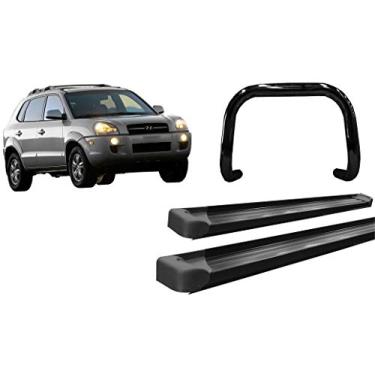 Imagem de Kit Quebra mato S/barra+estribo PLATA preto Tucton até 2016