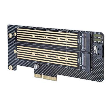 Imagem de M.2 NVMe SSD NGFF para conversor PCIE X4, M.2 NVMe SSD NGFF para adaptador de placa PCIE X4 Fonte de alimentação estável PCB espesso 240 Orifício de cobre para especificação PCI E