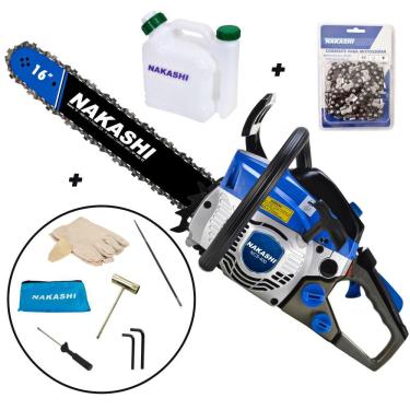 Imagem de Motosserra Nakashi NCS 400 40.1CC 16 Pol Com Carburador