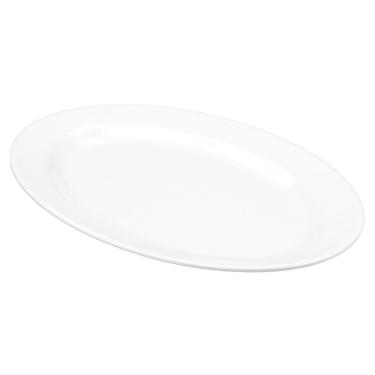 Imagem de Travessa Rasa Melamina Branca 30 cm Gourmet Mix