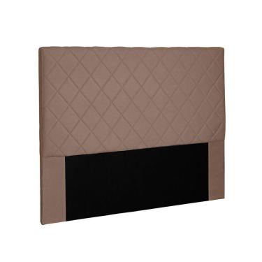 Imagem de Cabeceira Dubai Para Cama Box Queen 160cm Suede Caramelo - D`Rossi