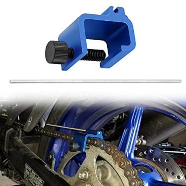 Imagem de Kujunpao Ferramenta de alinhamento de corrente compatível com motocicleta ATV Roda dentada esportiva Dirt Bike Scooter