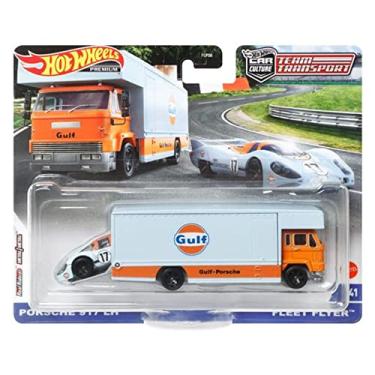 Imagem de Hot Wheels Team Transport Fleet Flyer with '18 Porsche 917 LH