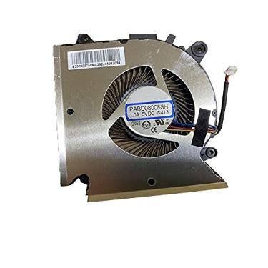 Imagem de Fã de Laptop CPU para MSI GF63 MS-16R1 MS-16R2 PABD08008SH-N413 GF65 GF75 MS-16W1 PABD08008SH N413 E330800760MC20
