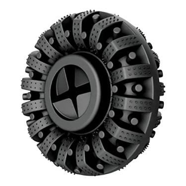 Imagem de Pneu de Roda a Vácuo, Brinquedo para Mastigar para Cães, Resistente a Mordidas, Ranger de Dentes para Cães, Dispensador de Guloseimas, Vassoura, Acessórios para Aro de Pneu, Pele