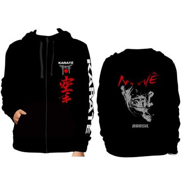 Imagem de Casaco Moleton Karate Com Capuz - Preto - 5030 - XGG