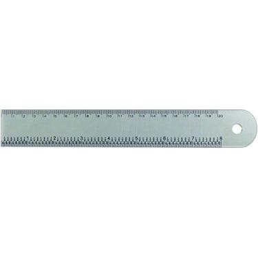Imagem de Régua Ferragista, Trident, ALU-20, Cinza, 20cm