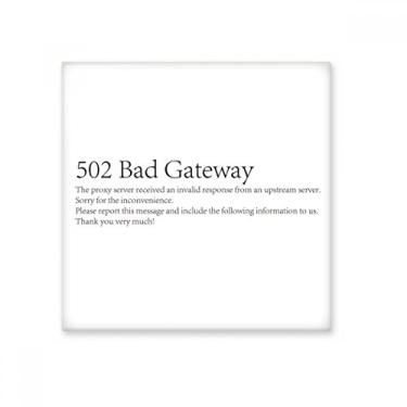Imagem de Programmer 502 Bad Gateway azulejo de cerâmica brilhante decalque pedra adornada tijolo vitrificado