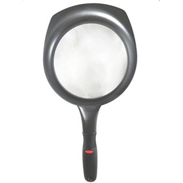 Imagem de Peneira de Aço Inox e Silicone Soft Oxo Preta 15CM