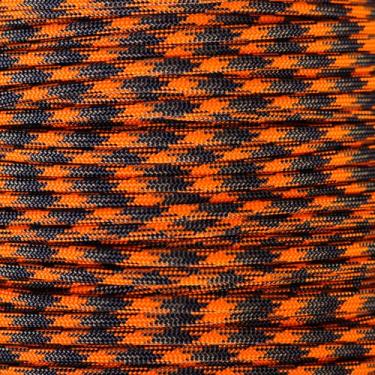 Imagem de Corda de paraquedas 550 tipo III 7 fios de 4 mm de diâmetro – cabo de sobrevivência de resistência à tração de 250 kg (30 metros, estação aberta, enrolador)