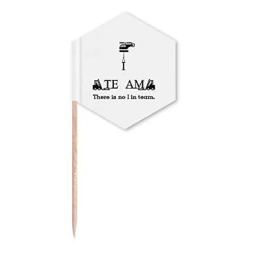 Imagem de Member Team Empilhadeira Helicóptero Palito de Dente Bandeiras de Cupcakes Festa Celebração