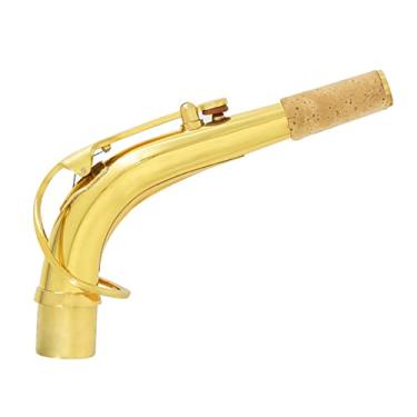 Imagem de TSTS Braço De Saxofone Alto Acessórios Para Instrumentos De Sopro Braço De Latão Dourado Para Peças De Sax Alto Acessórios profissionais para saxofone