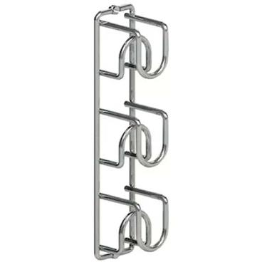 Imagem de 8 Mini Adega de Parede Suportes para 3 Garrafas de Vinho cada Aramado Masutti Cube Carbono