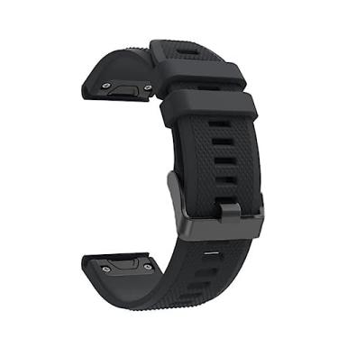 Imagem de NRYCR 20 22 26mm Quickfit Watch Strap Para Garmin Fenix 7 7X 7S 5S 5 5X Plus 6S 6 6X Pro 3HR Pulseira Silicone Easyfit SmartWatch (Cor: A, Tamanho: 26mm Fenix 5X 6X Pro)