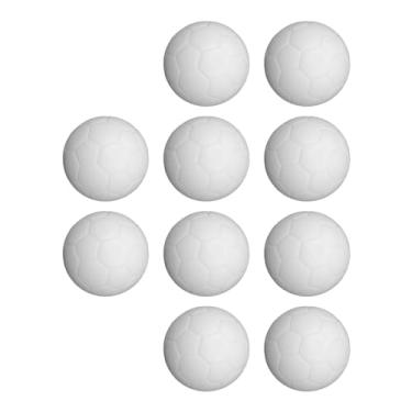 Imagem de Vaveren 10 pçs bolas de matraquilhos mesa bolas de futebol jogo brinquedo tamanho padrão branco 32mm bolas de futebol mesa para o jogo da família indoor
