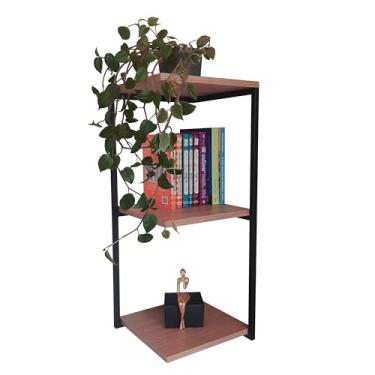 Imagem de Prateleira de Canto Strassis Design SD-3220 Metal e MDF Cor: Preta