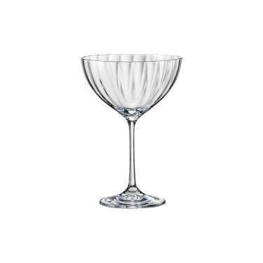 Imagem de Taça P/ Espumante Vintage 340 ml Cristal Transparente Textura Linear Dream Haus Concept