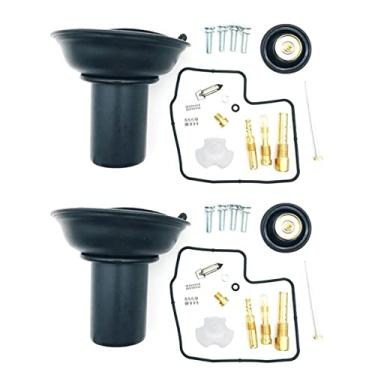 Imagem de Kit de reparo a vácuo de diafragma de carburador para Honda VLX600 VT600C Shadow VLX para VT600CD Shadow VLX Deluxe VLX 600 XT 600 C 600CD (Cor: 2 conjuntos)
