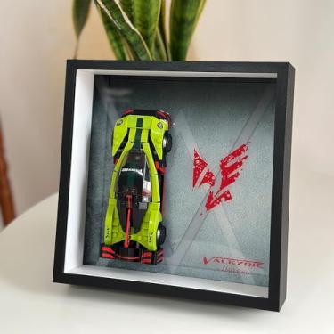 Imagem de iLuane Display Wallboard for Lego Speed Champions Aston Martin Vantage GT3 76910, Adult Collectibles Wall Mount, Home or Office Décor (No Car Included)
