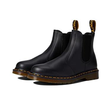 Imagem de Dr. Martens Bota Chelsea unissex para adultos, Nappa preta, 12 Women/11 Men