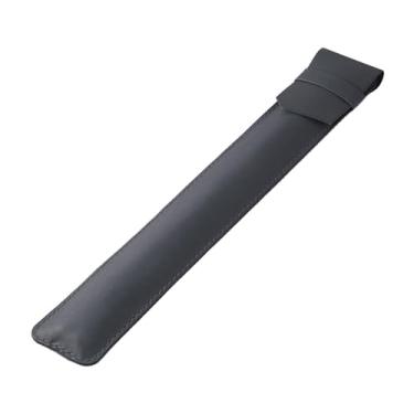 Imagem de Tachiuwa Estojo de couro para baqueta, saco de armazenamento de baqueta, bolsa para baqueta para aniversário, preto