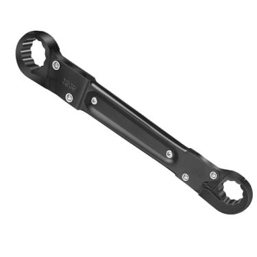 Imagem de Ferramenta de Remoção de Parada de ângulo Chave de Parada de ângulo de Aço Banhado Kit de Chave de Tubo de Ponta Dupla Casa de Pia de Cozinha de Banheiro e Encanamento de