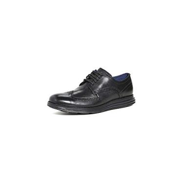 Imagem de Cole Haan Tênis masculino original Grand Shortwing Oxford, Preto/preto, 14