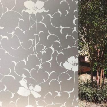 Imagem de Pelicula Adesiva Eletrostatica para Janela de Vidro Jateado Ramos 120x