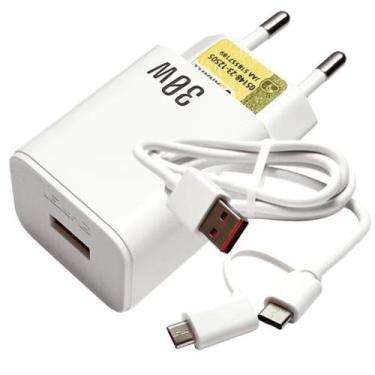 Imagem de Carregador Turbo Carga Rápida 5v=3.1A Para Galaxy Quantum 2, Quantum 3