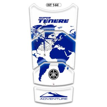 Imagem de Tankpad Yamaha Super Tenere Adventure World Branco e Azul - Resitank