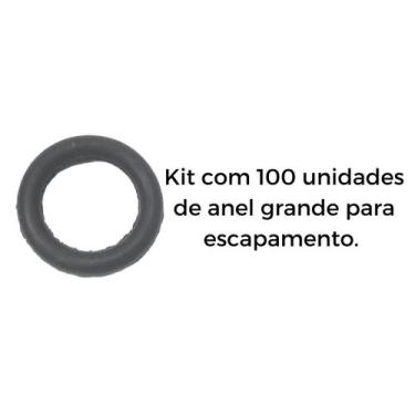 Imagem de Kit 100 Unidades Anel Escapamento Carro para Uno/Uno Mille/Fiorino 147