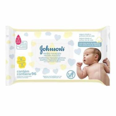 Imagem de Lenço umedecido johnson's baby recém-nascido sem fragrância 96 unidade