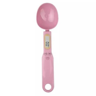Imagem de Colher de Pesagem e Medição Eletrônica - Importado, Rosa