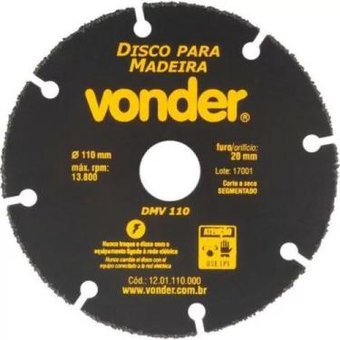 Imagem de Disco para madeira 110mm Vonder DMV110